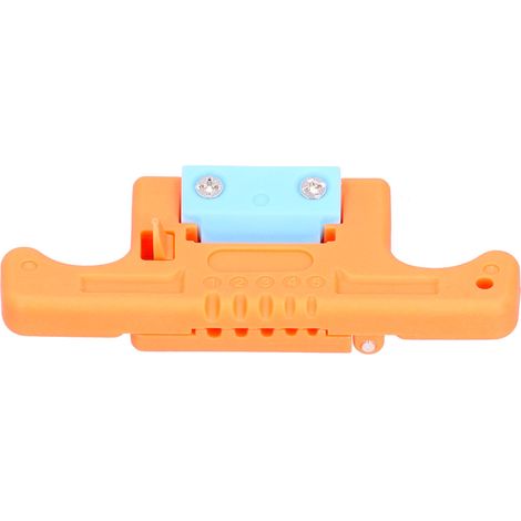 Pince à dénuder longitudinale pour techniciens et électriciens, outil de raccordement sécurisé AUA-05 1,9-3,0 mm, orange (1/5)