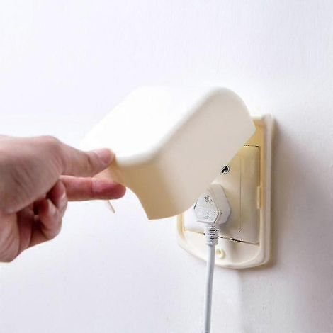 Cache-prises électriques auto-adhésif de sécurité pour bébé - Protection profonde contre les risques pour enfants - xinhan (1/2)