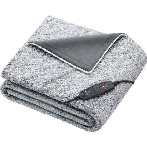 Couverture chauffante 2 places 180 x 130cm 110w - Beurer - HD75NORDICGREY (1/5)