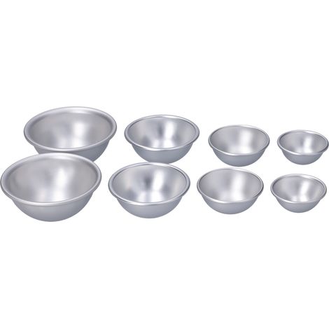 Moule à gâteau, glace et autres préparations pour bain moussant avec boules de sel explosives, en alliage d'aluminium (lot de 6). (1/5)