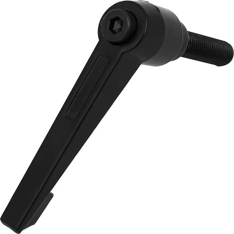 M10x80mmx40mm Außengewinde Verstellbarer Hebelgriff Maschinengriff Noir (1/3)