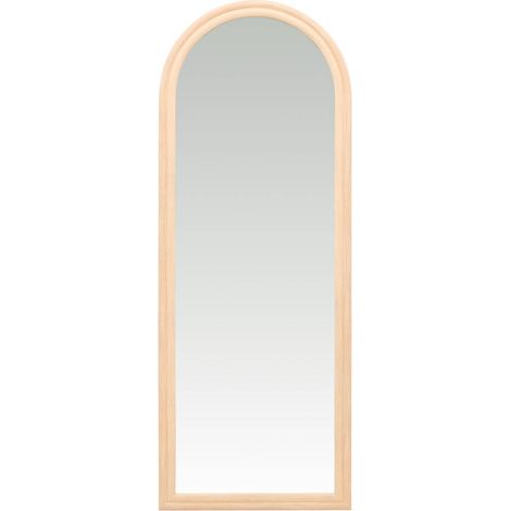 Spiegel „Nerrine“ mit Bogenform, 72 x 190 cm - Helles holz (1/5)
