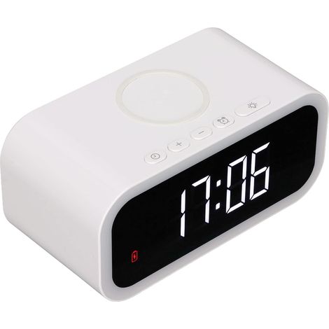 Réveil Numérique Veilleuse Réveil, 15W de Charge Ultra Rapide (1/5)