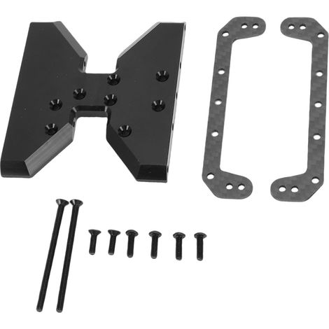 Remplacement de la Plaque de Protection du Châssis sur Chenilles Capra /10 RC – Plaque de Transmission en Fibre de Carbone et Pom Usinée CNC avec Dissipation Thermique Optimisée et (1/5)