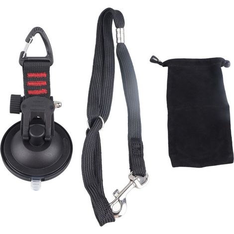 Attache de bain pour chien avec ventouse, collier réglable, laisse de retenue pour animal de compagnie, douche et toilettage pour chat (1/5)