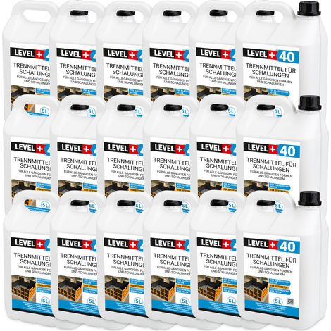 LEVEL+ Trennmittel für Formen und Schalungen Gips- Betontrennmittel L+40 - 90L