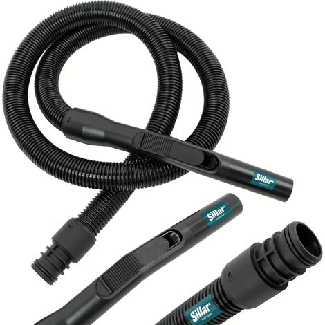 Tuyau d'aspirateur Sillar 290 cm 32 mm – compatible avec Kärcher T 7/1, T 10/1, T 12/1 (1/5)