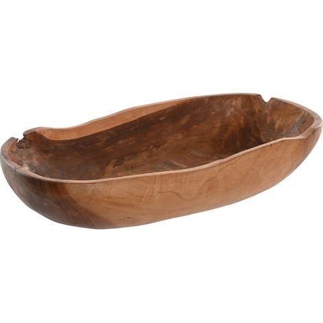 Bandeja Decoracion Teca 55X29X11 Natural (1/3)