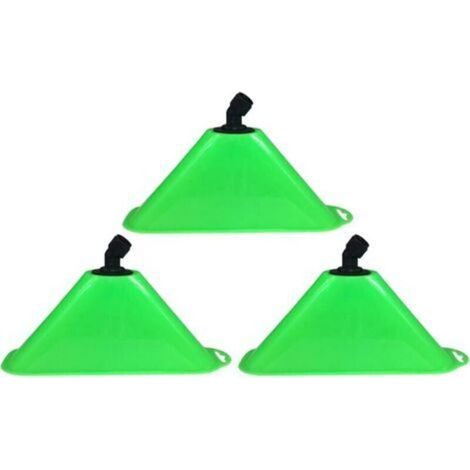 Arroseur anti-vent 3 pièces avec embout corne pour buses à jet plat – Protection arrosage, nettoyage et brumisation extérieure (1/4)