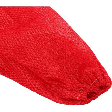 Chaqueta profesional para apicultura [Importada]: Protección contra picaduras de abeja, transpirable, buena visibilidad, compartimento para herramientas, versátil (rayas rojas y blancas). (1/5)