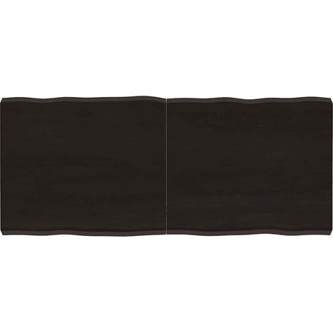 Dessus de table bois massif traité bordure assortie