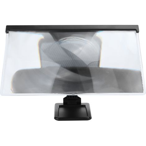 Amplificateur d'écran de téléphone portable L20 12 pouces, loupe vidéo 3D de bureau avec support