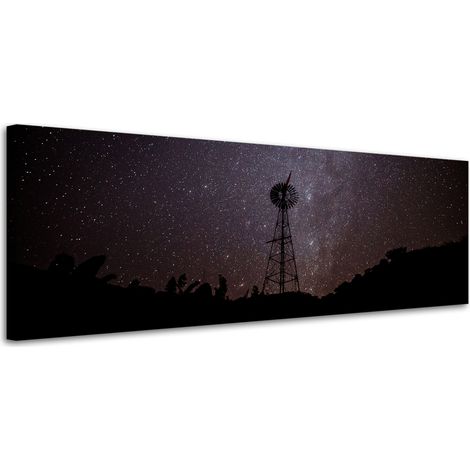Lienzo impreso "Estrella fugaz espacial" 120x40cm