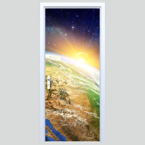 Türsticker „Planet Erde“ aus Stoff 188PD