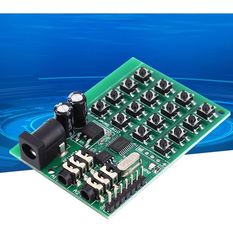 Module générateur de tonalités DTMF AE11A04, carte émettrice à double encodeur vocal, 5-24 V CC