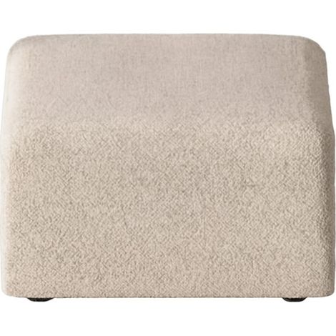 Cubic pouf beige. (1/4)