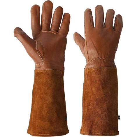Ces gants de levage en cuir sont l'accessoire indispensable pour tous ceux qui recherchent protection et confort pour leurs travaux de jardinage et de soudure. (1/5)