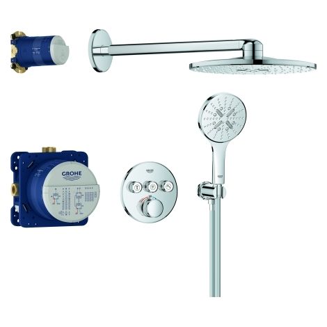 UP-D.system Grohtherm SmartControl 34863 THM runde Form 3 ASV chrom