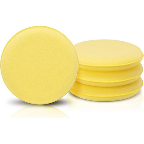 Autopolierschaumstoffpad, Polierschwamm, Wachspolierapplikator, Schwammwachspads zur Reinigung von Autos, Fahrzeugen und Glas (4 Stück) (1/5)