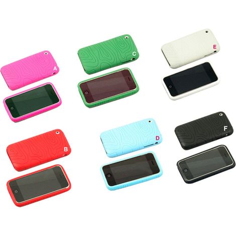 Protector de silicona para iPhone 3G y para el iPhone 3GS (7 colores disponibles) (1/2)