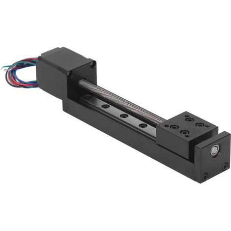 Table coulissante à course de 100 mm, 28 moteurs pas à pas, platine de translation linéaire monorail haute précision, axes XYZ (1/5)