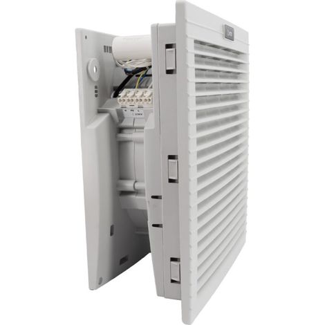 LETTEL - Grille 325x325 avec ventilateur 230V et filtre pour armoire électrique - GTA-291-VFF-230 (1/4)