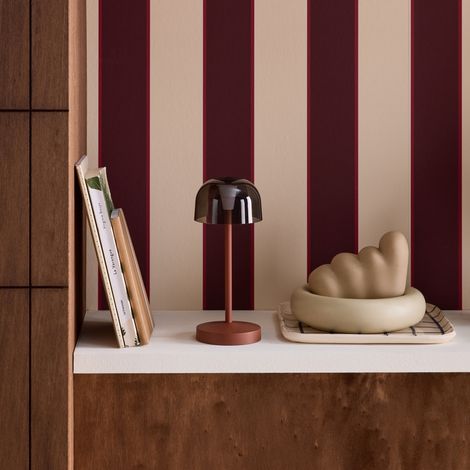 Lampe à poser intérieur/extérieur métal H19cm terracotta - Vira (1/5)