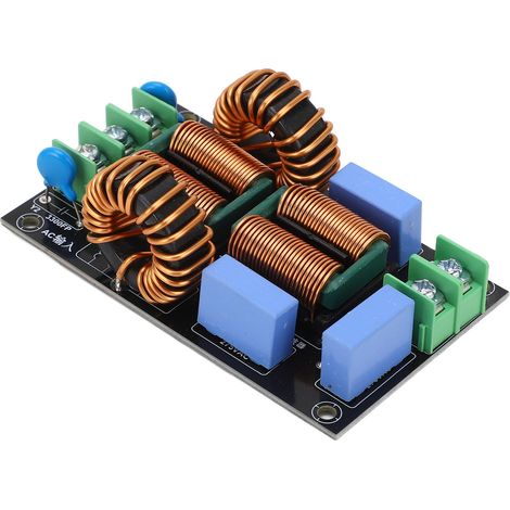Filtre EMI 20 A à 3 étages pour une excellente filtration du bruit. Carte de filtrage pour alimentation d'amplificateur audio AC110V-250V. (1/5)