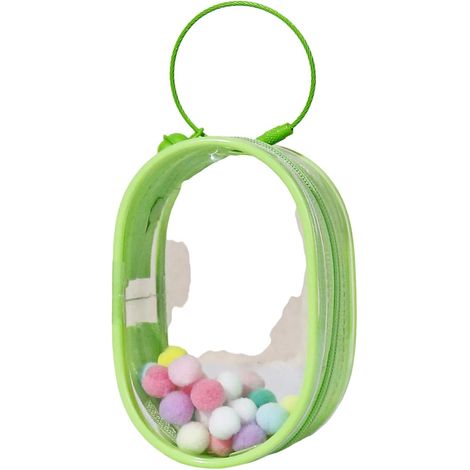 Bolsa transparente de PVC para actividades infantiles, organización familiar diaria clara y práctica.