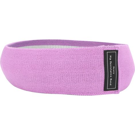 Sangle de Résistance Violette pour Entraînement Fitness, Élastique Antidérapant pour Étirement et Musculation (1/5)