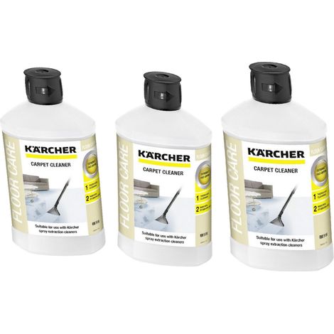 Ersatzteil - Set von 3 Teppich- und Polsterreinigern 1L RM 519 FLÜSSIG - - KARCHER