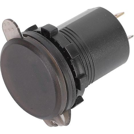 DC12–24 V 2,1 A 3-in-1 Multifunktions-Digital-LED-Thermometer/Voltmeter, wasserdicht, mit USB-Schnellladefunktion für den Zigarettenanzünder