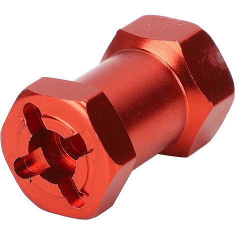 Stück Aluminiumlegierung 20 mm Verlängerungsverbinder 12 mm Radnaben-Sechskantantrieb Adapter für 1/10 RC Drift Car Buggy Truggy Truck Teile CrawlerRot (1/5)