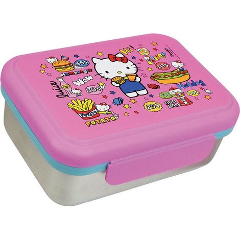 Hello Kitty Retro Food Boite Gouter Inox (1/4)