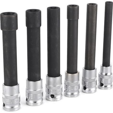 Kit de réparation de culasse comprenant 6 douilles extra longues de type E (E10, E12, E14, E16, E18, E20) (1/5)