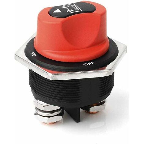 coupe batterie 12v 300A moto Isolation de la batterie 32VDC max On-off 2P SPST Mini commutateur coupe batterie voiture (1/5)