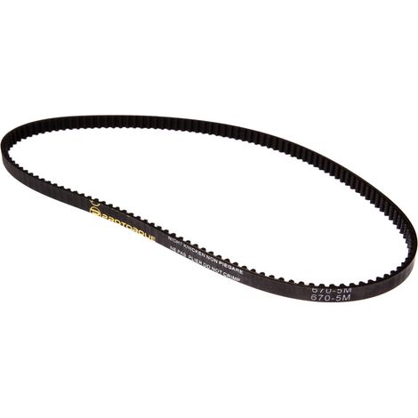 Courroie synchrone RS PRO, 670mm x 9mm, pas : 5mm, 134 dents ( Prix pour 1 ) (1/3)