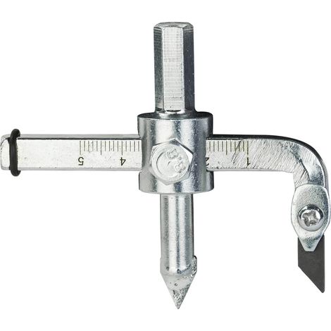 Fliesenlochschneider Kreisschneider Lochschneider Fliesen Lochbohrer 35 - 125 mm (1/2)