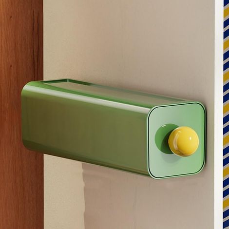 Unterwäsche-Aufbewahrungsbox, wandmontierte Aufbewahrungsbox für Unterwäsche und Socken, haushaltsgeeignet, für Wohnheime, rückstandsfrei, Grün