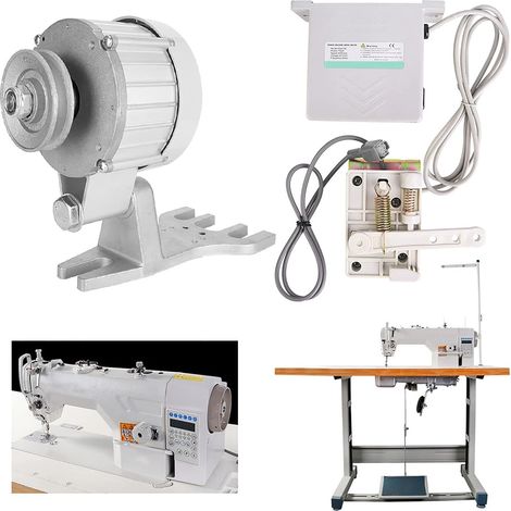 Moteur de Machine à Coudre 750 W, Servomoteur Machine à Coudre Industrielle sans Balais, économie D'énergie pour les Ménages Industriels (220V Prise UE) (1/5)