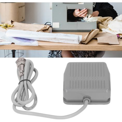 BERM/Belme TFS-201-1M-2L Fußschalter, 1 m langes Kabel mit zweipoligem Luftfahrtstecker. (1/5)