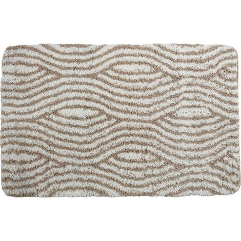 Tapis de bain Microfibre 50x80cm Wave Taupe MSV