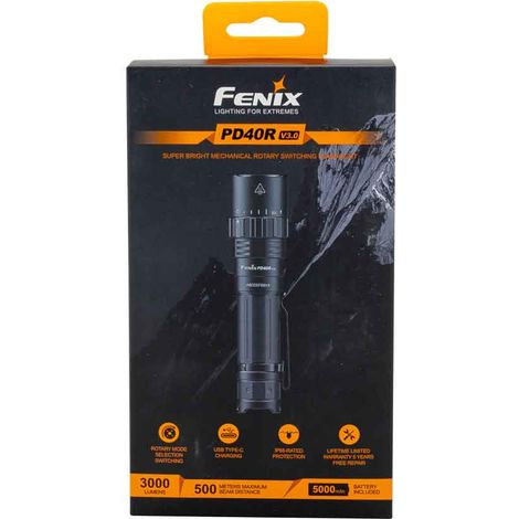 Fenix PD40R V3.0 linterna Negro Linterna de mano LED