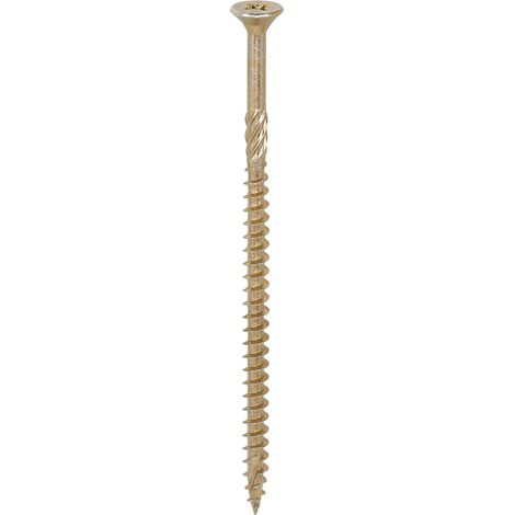 TIMCO C2 Strong-Fix Multi-Purpose Premium Countersunk Gold Woodscrews - 5.0 x 100