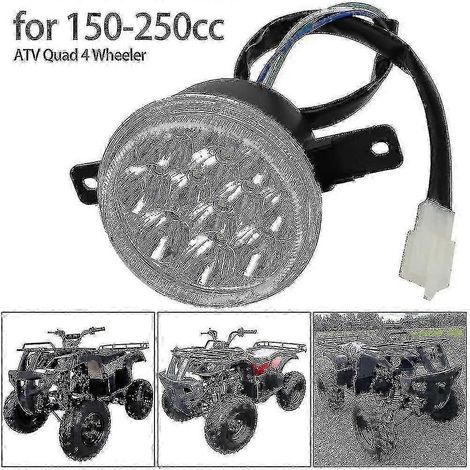 12V LED-Frontscheinwerfer links & rechts für 150ccm, 200ccm, 250ccm Autobahnmotorräder