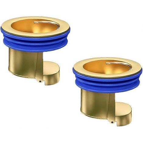 OrLot de 2 bouchons de vidange en laiton à clapet anti-retour, bouchon de vidange de douche avec dispositif anti-retour et anti-odeurs, compatibles avec les diamètres de 1,28 à 2,08 pouces. (1/5)