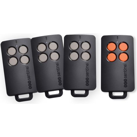 SCS Sentinel - Kit 3 télécommandes FrenchControl grises + 1 FrenchControl orange (1/5)