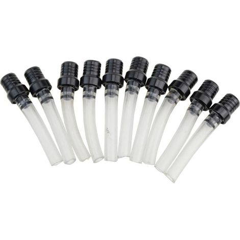 moto gaz carburant filtre essence réservoir bouchon valve ventilation reniflard tuyau tuyau Remplacement pour ATV PIT Dirt Bike Pack tuyau moto 10p / set noir (1/3)