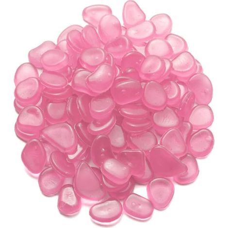 200 Pièces Galet Lumineux, Résine Non Toxique, Brillant 3 Heures, Pour Jardin, Allée, Aquarium, Décoration Extérieure