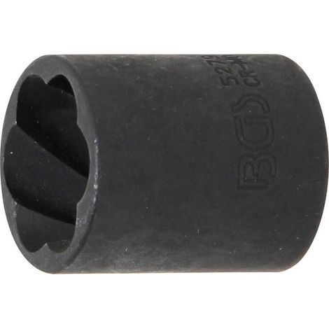 Douille Spiralée Extracteur de Vis 10 mm (3/8) - 19 mm Extraction Facile et Rapide, Acier, Pro - D-Work